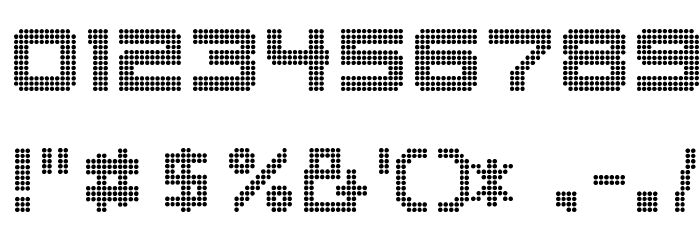 Orandakan Kana Font OTHER CHARS