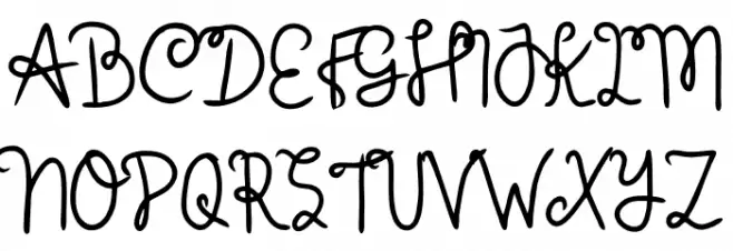 Orang Gila Font UPPERCASE