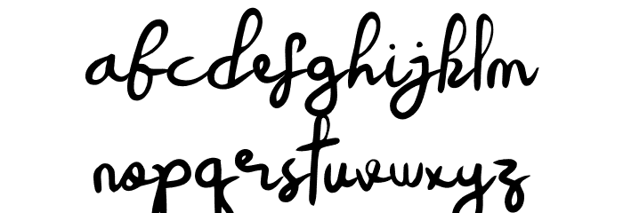 Orang Gila Font LOWERCASE