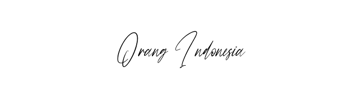 Orang Indonesia  les polices de caractères gratuit tlcharger