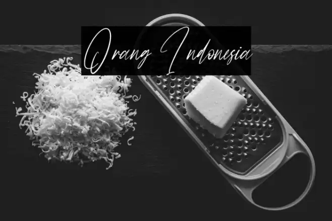 Orang Indonesia Font examples