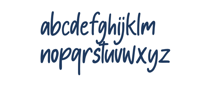 Orange Blossom Lowercase