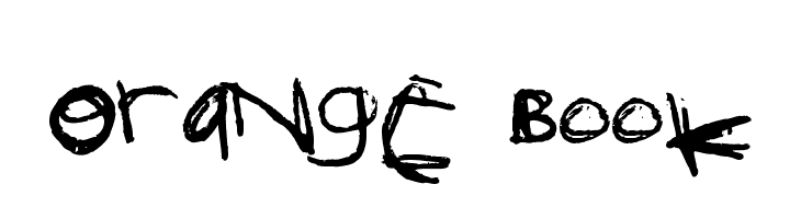 Orange Book Font