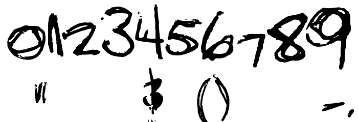 Orange Book Font OTHER CHARS