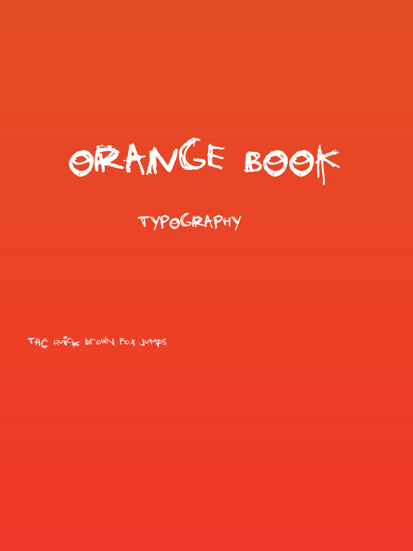 Orange Book Poster