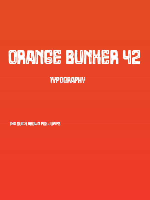 Orange Bunker 42 Poster