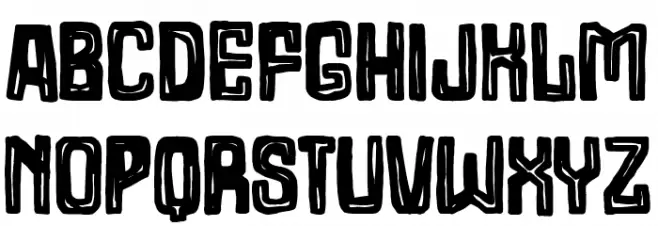 Orange Bunker 42 Fonte MINÚSCULAS