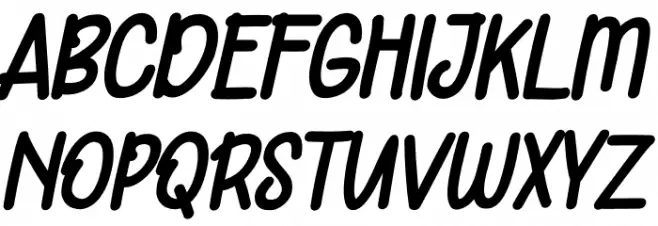 Orange Cats PERSONAL USE ONLY Italic Font UPPERCASE