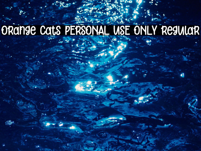 Orange Cats PERSONAL USE ONLY Regular Example 1