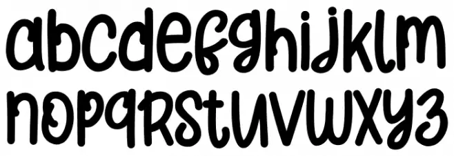 Orange Cats PERSONAL USE ONLY Regular Schriftart Kleinbuchstaben