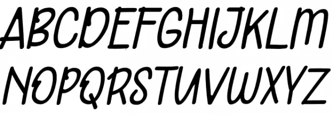 Orange Cats PERSONAL USE ONLY Thin Italic Font Litere mari