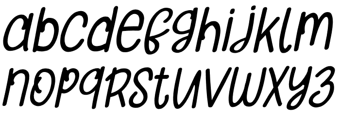 Orange Cats PERSONAL USE ONLY Thin Italic Font LOWERCASE
