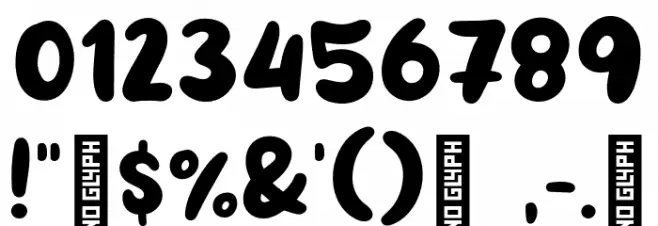 Orange Days Font OTHER CHARS