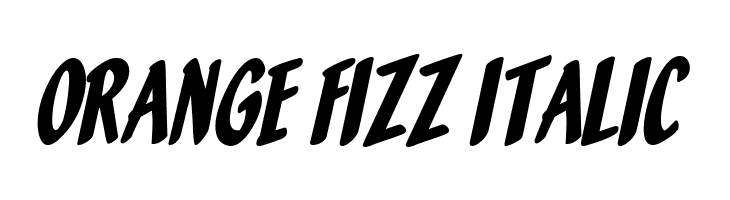 Orange Fizz Italic 字体