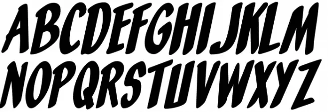 Orange Fizz Italic Caratteri MINUSCOLO