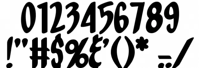 Orange Fizz Font OTHER CHARS