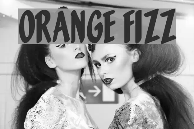 Orange Fizz Font examples