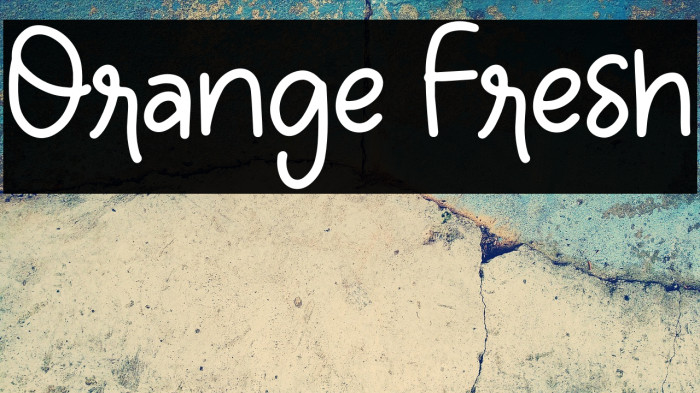 Orange Fresh Example 1