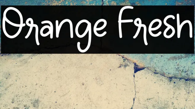 Orange Fresh Example 1