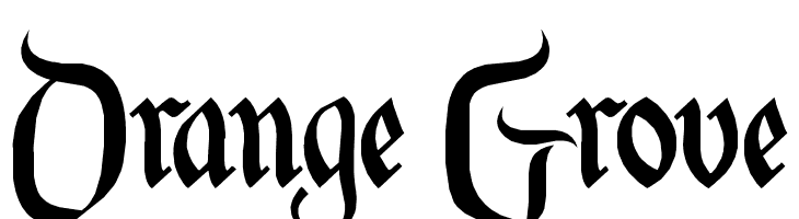 Orange Grove Font