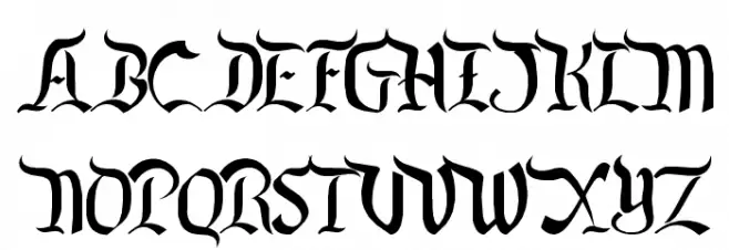 Orange Grove Schriftart Groß