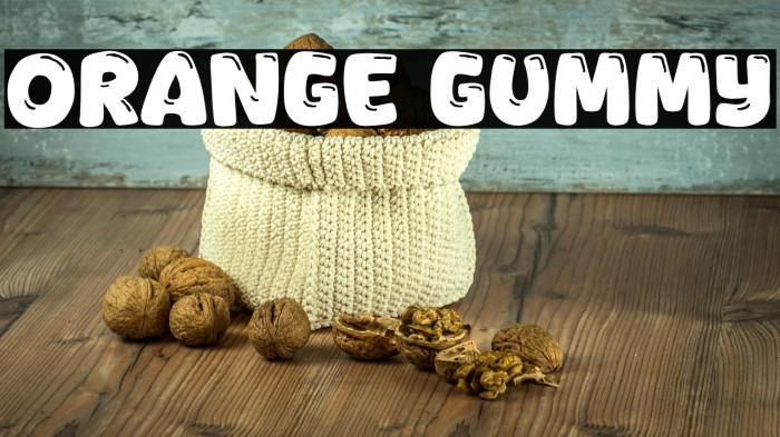Orange Gummy Example 1