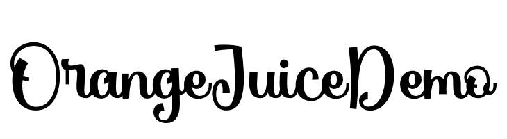 Orange Juice Demo  नि: शुल्क फ़ॉन्ट्स डाउनलोड