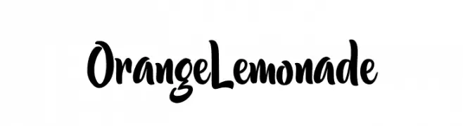Orange Lemonade  フリーフォントのダウンロード