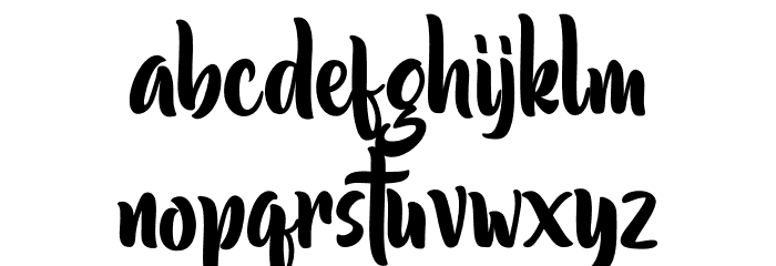Orange Lemonade Font LOWERCASE