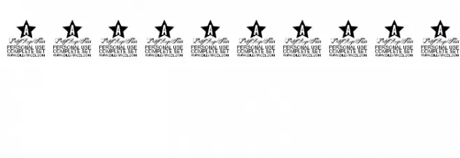 Orange Personal Use Font OTHER CHARS