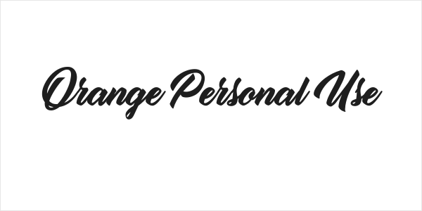Orange Personal Use Logo