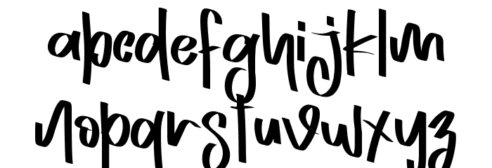 Orange Pumpkin - Personal Use Font LOWERCASE