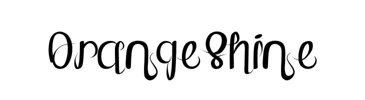Orange Shine  Descarca Fonturi Gratis