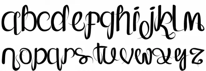 Orange Shine خط أحرف صغيرة