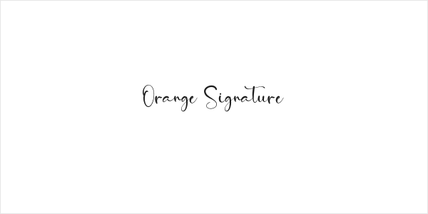 Orange Signature Logo