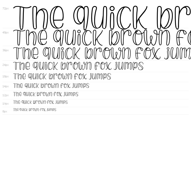 Orange Slices Outline Waterfall