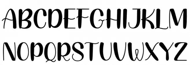Orange Slices Font Litere mari