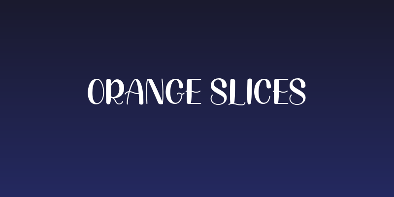 Orange Slices Social Header