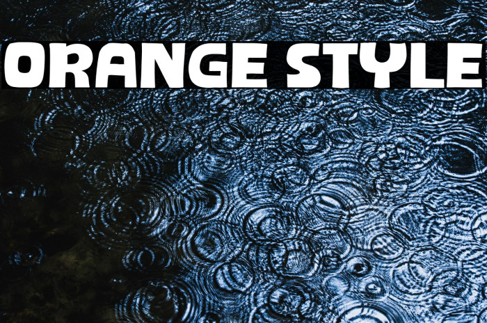 Orange Style Example 1
