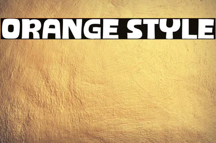 Orange Style Example 3