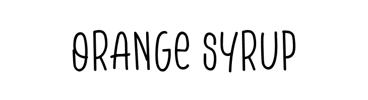 Orange Syrup  免费字体下载