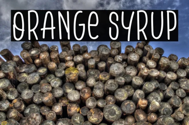 Orange Syrup Example 2