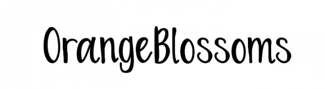 OrangeBlossoms  Descarca Fonturi Gratis