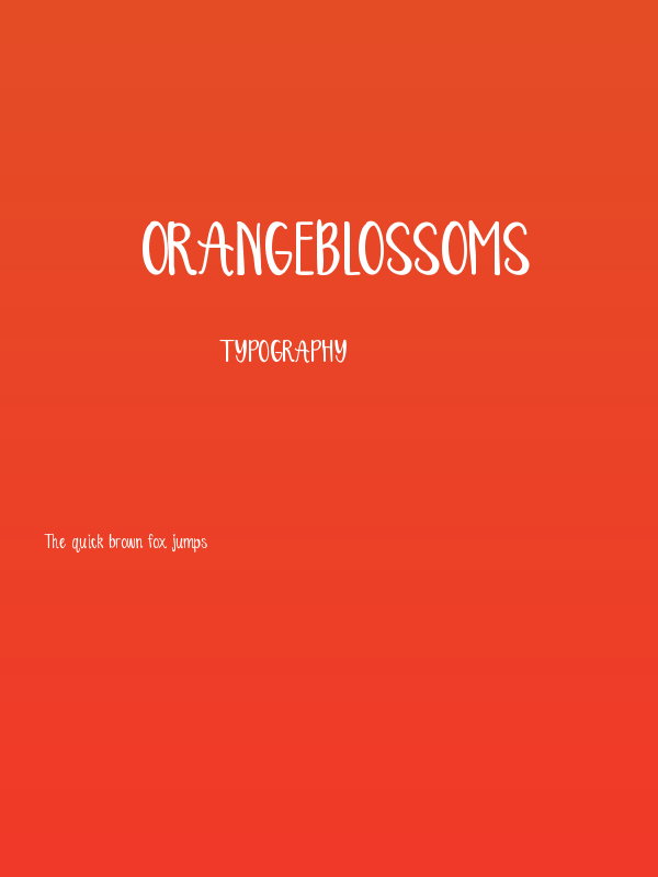 OrangeBlossoms Poster