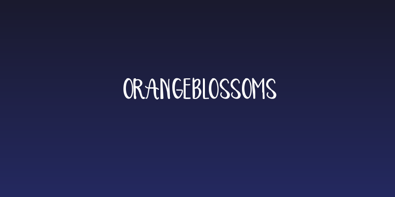 OrangeBlossoms Social Header