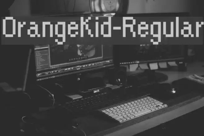 OrangeKid-Regular Font examples