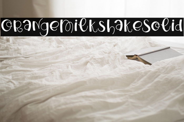 OrangeMilkshakeSolid Example 1