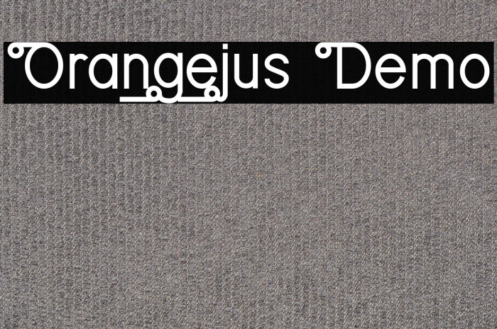 Orangejus Demo Example 1