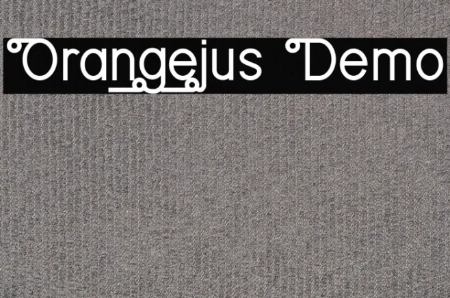 Orangejus Demo Example 1