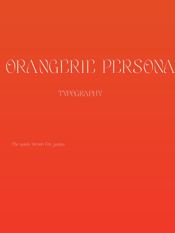 Orangerie PERSONAL USE ONLY Regular Poster